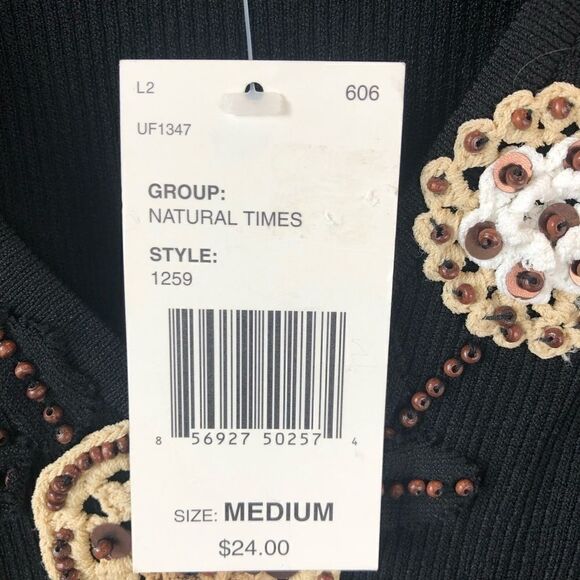 NWT Luciano Dante Sleeveless Sweater Size Medium - Picture 6 of 7